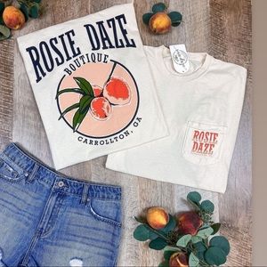 Rosie Daze Peach Logo